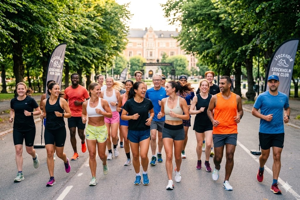 Löpare i Stockholm Marathon